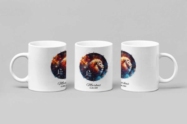Tasse Sternzeichen - Löwe02